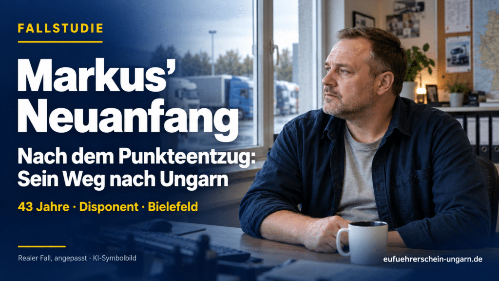Führerschein nach Punkteentzug: Markus’ Weg nach Ungarn