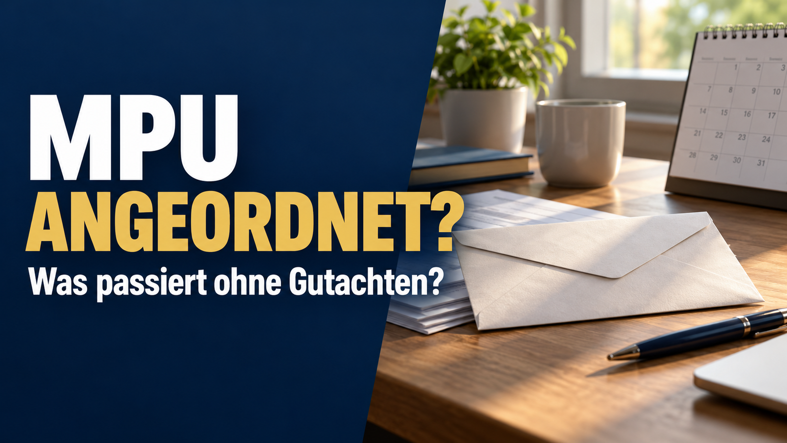 MPU angeordnet – Ratgeber zu den Folgen eines nicht vorgelegten Gutachtens