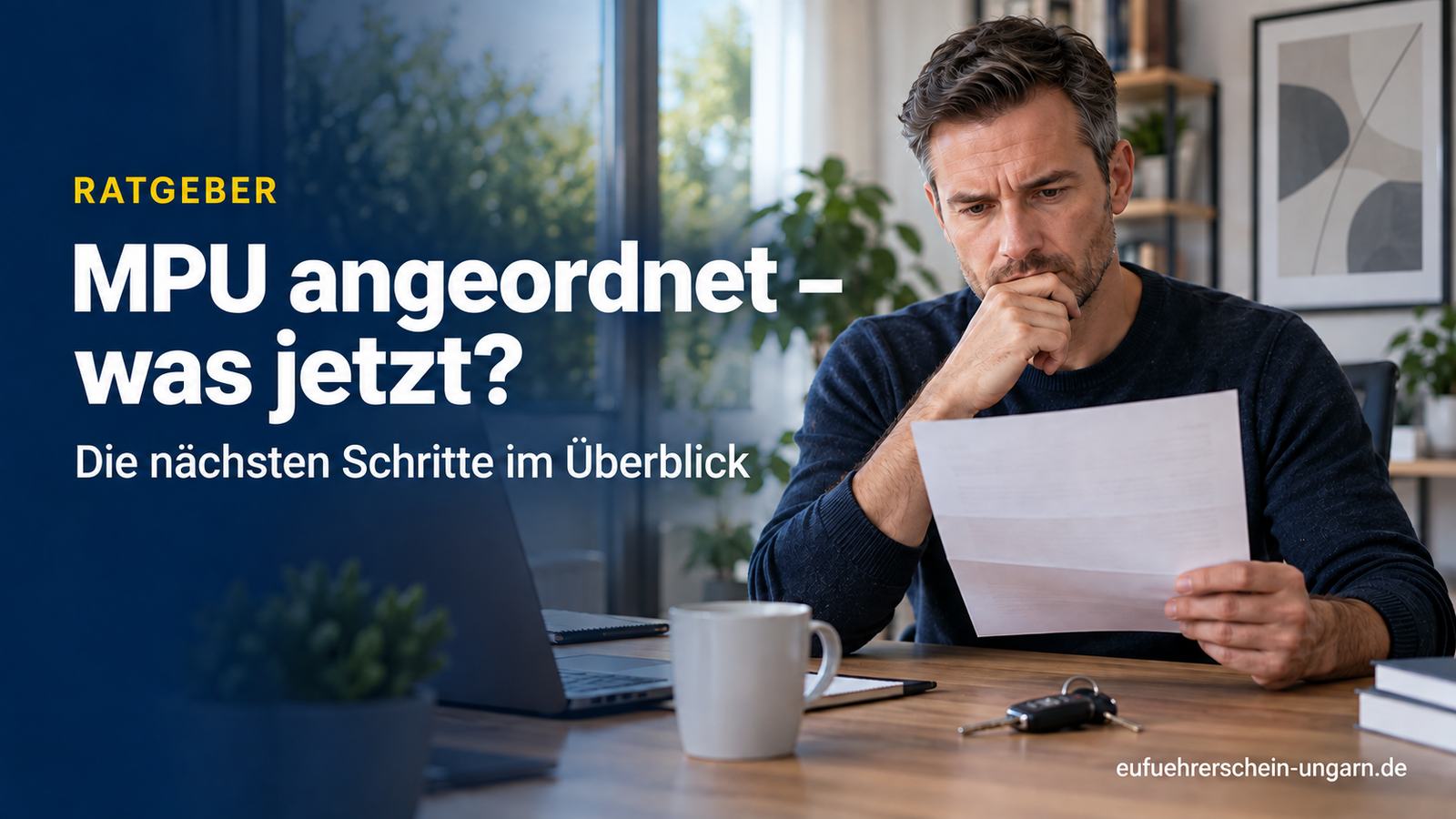 Nach einer MPU-Anordnung die Möglichkeiten für den Führerschein prüfen